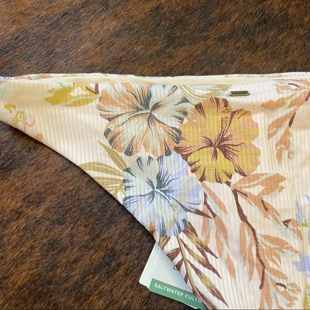 NWT Rip Curl Paradise Calling Cheeky Ribbed Bikini Bottoms - Picture 3 of 12